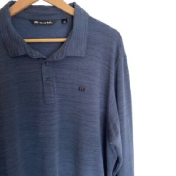 Travis Mathew Kawloon Long Sleeve Golf Polo XXLarge - Picture 5 of 6